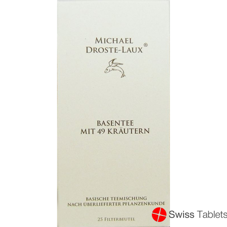 Droste Laux Alkaline Tea herbal 49 Btl 25 pcs