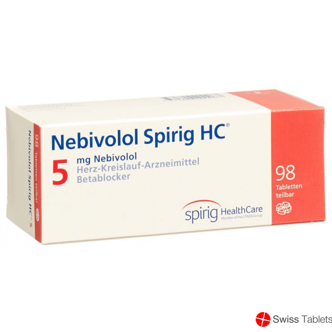 Nebivolol Spirig HC tbl 5 mg 98 pcs