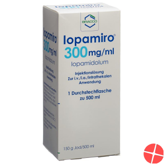 Iopamiro Injektionslösung 300mg/ml 500ml Flasche