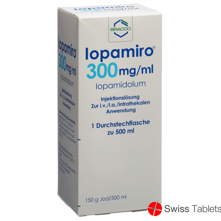 Iopamiro Injektionslösung 300mg/ml 500ml Flasche buy online