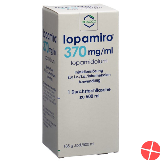 Iopamiro Injektionslösung 370mg/ml 500ml Flasche