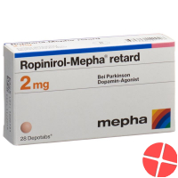 Ropinirole Mepha retard Depotabs 2 mg 28 pcs