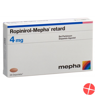 Ropinirol Mepha Retard Depotabs 4mg 28 Stück
