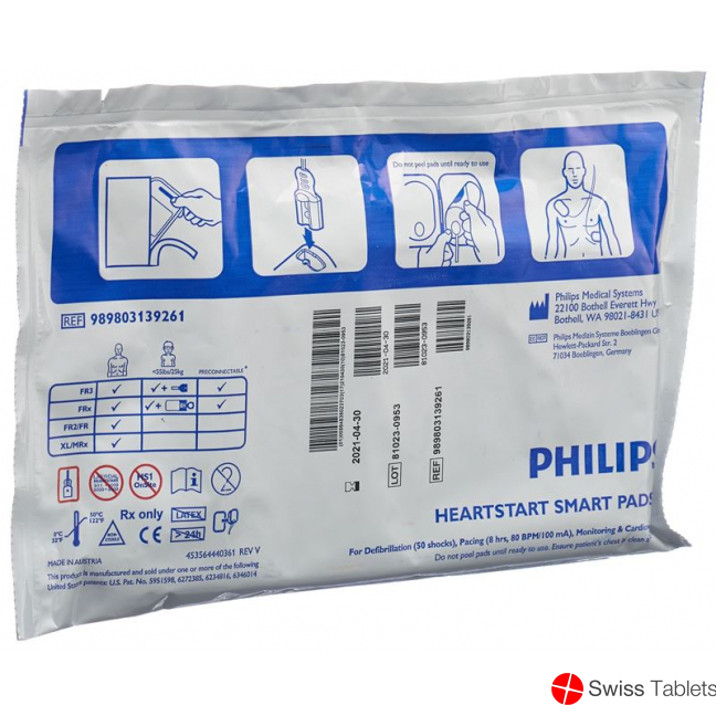Philips Heartstart Frx Smart Padsii electrode ca buy online