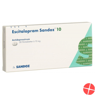 Escitalopram Sandoz Filmtabl 10 mg 28 pcs