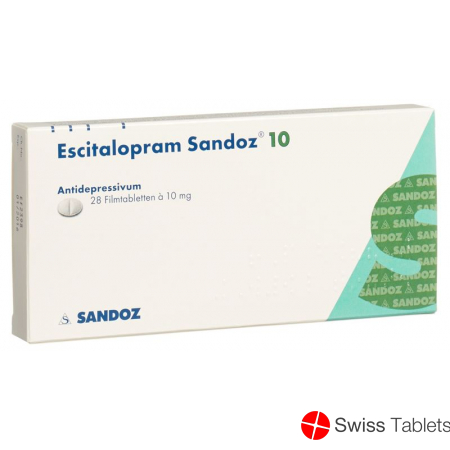 Escitalopram Sandoz Filmtabl 10 mg 28 pcs