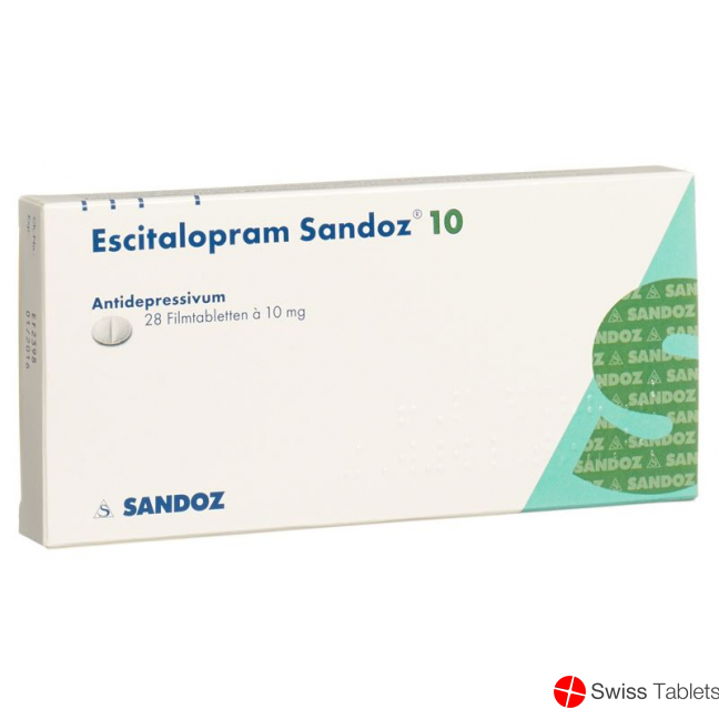 Escitalopram Sandoz Filmtabl 10 mg 28 pcs