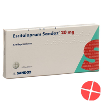 Escitalopram Sandoz Filmtabl 20 mg 14 pcs