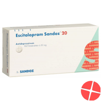 Escitalopram Sandoz Filmtabl 20 mg 98 pcs