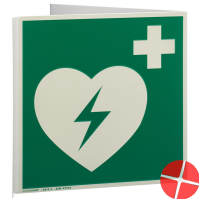 Aed information sign