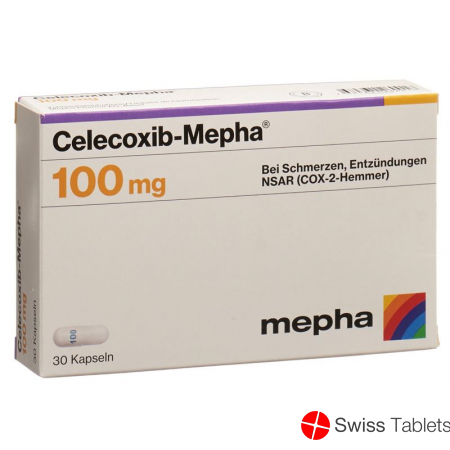 Celecoxib Mepha Kaps 100 mg 30 pcs Celecoxib Mepha Kaps 100 mg 30 pcs
