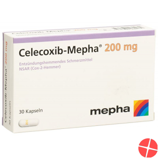 Celecoxib Mepha Kaps 200 mg 30 pcs Celecoxib Mepha Kaps 200 mg 30 pcs