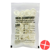 Ampri Latex-Fingerlinge Grösse 4 Puderfrei Gerol 100 Stück