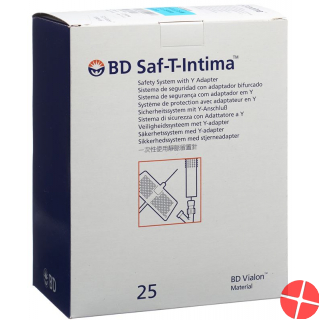 BD Saf-T-Intima 22G 0.9x19mm blue 25 pcs