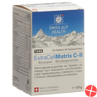 Extra Cell Matrix C-II TABS for joints 120 pcs Extra Cell Matrix C-II TABS for joints 120 pcs