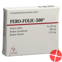 Fero Folic 500 Depottabl 500mg 30 Stück