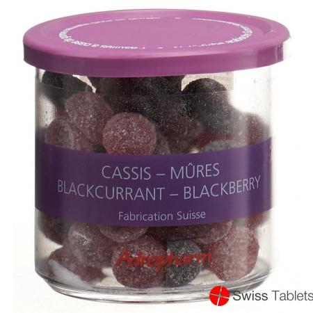 Adropharm cassis and blackberry soothing lozenges 140 g
