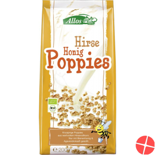 Allos Poppies Hirse-Honig Beutel 200g