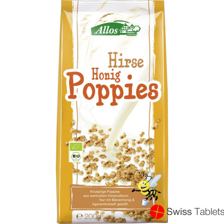 Allos Poppies Hirse-Honig Beutel 200g buy online