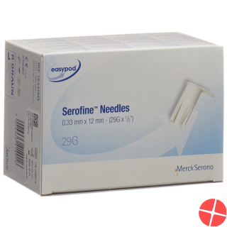 Serofine Ndeedles 0.33x12mm Steril 100 Stück