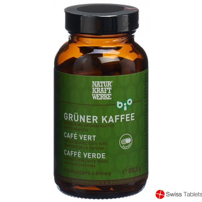 Naturkraftwerke 88.5 g green coffee organic capsules