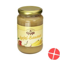 Bauckhof Apfelmark-Banane Ungesuesst Glas 360g