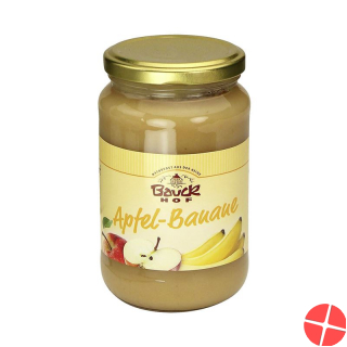 Bauckhof Apfelmark-Banane Ungesuesst Glas 360g