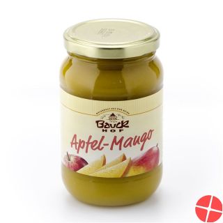 Bauckhof Apfelmark-Mango Ungesuesst Glas 360g