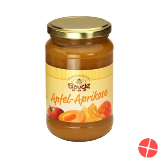 Bauckhof Apfelmus-Aprikose Glas 360g