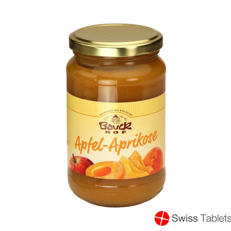 Bauckhof Apfelmus-Aprikose Glas 360g buy online