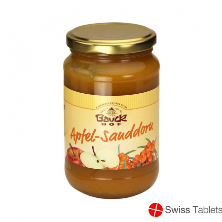 Bauckhof Apfelmus-Sanddorn Glas 360g buy online