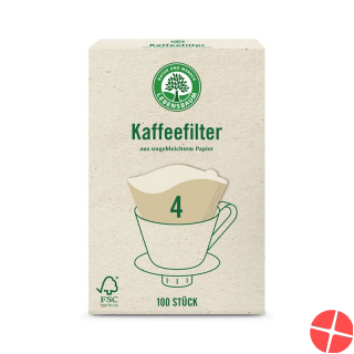 Lebensbaum Kaffeefilter Grösse 4 100 Stück