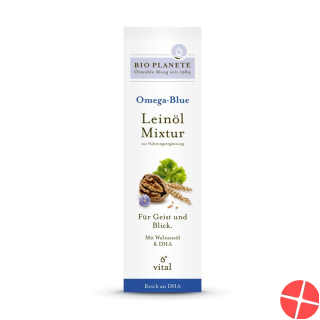 Bio Planete Omega Blue Leinoel-Mixtur Flasche 100ml