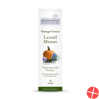 Bio Planete Omega Green Leinoel-Mixtur Flasche 100ml