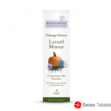 Bio Planete Omega Green Leinoel-Mixtur Flasche 100ml buy online