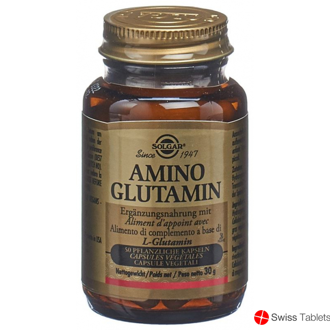 Solgar Amino Glutamin Kapseln 50 Stück buy online