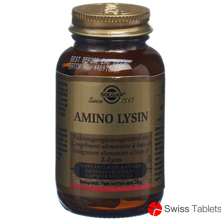 Solgar Amino Lysin Kapseln 50 Stück buy online