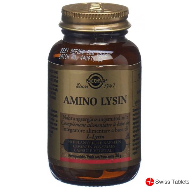 Solgar Amino Lysin Kapseln 50 Stück buy online
