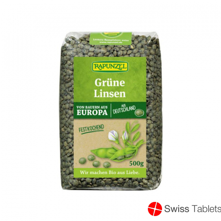 Rapunzel Linsen Grün 500g buy online