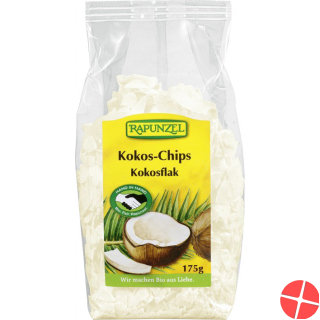 Rapunzel Kokoschips 175g