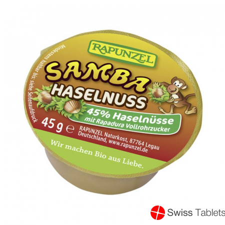 Rapunzel Samba hazelnut spread chocolate 45 g