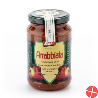 Vanadis Sauce Tomaten Arrabbiata Glas 340g