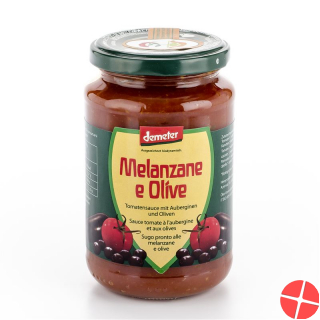 Vanadis Sauce Tomaten Melanzane E Olive Glas 340g