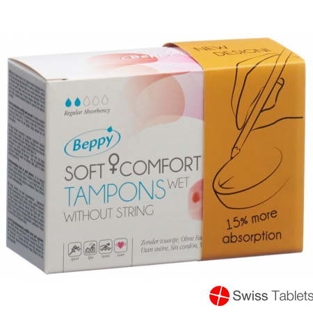 Beppy Soft Comfort Tampons Wet 2 Stück buy online