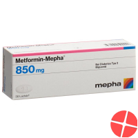 Metformin Mepha Lactab 850 mg 30 tablets