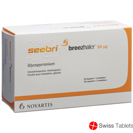 Seebri Breezhaler Inh Kaps 50 mcg 30 pcs
