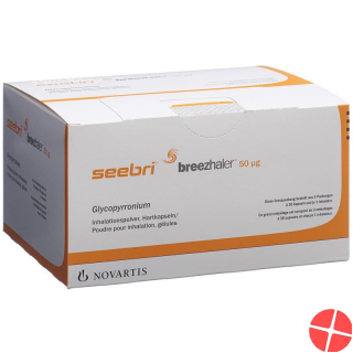 Seebri Breezhaler Inh Kaps 50 mcg 3 x 30 pcs