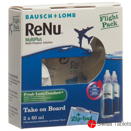 Bausch Lomb Renu Multi Plus Flight Pack 2 x 60 ml