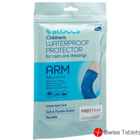 Bloccs bath and shower water protection for the arm 20-33 / 66cm child