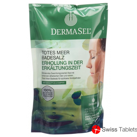 Dermasel bath salts Colds + 20ml Btl 400g